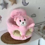 Plišana sjedalica za bebe - Roze Medo