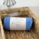 Plahta na gumu za madrac - Plava