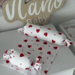 Jastuk za fiksiranje bebe - Crvena srca