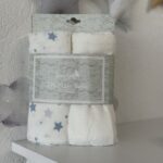 Set 2 Muslin pelene Forever Baby - Plave Zvjezdice