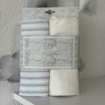 Set 2 Muslin pelene Forever Baby - Pruge Siva