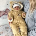 Skafander sa kapom Teddy Bež