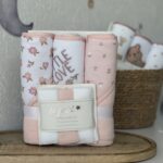 Set 3 peškira i 3 brisalice Le Petit - Little Love Roze