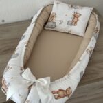 Gnijezdo s jastukom - Bež Mede i Svijetlo Bež