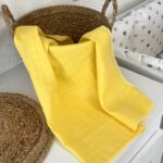 Muslin Tetra Pelena 75x75cm - Žuta