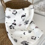 Muslin Tetra Pelena 75x75cm - Mala Princeza Roze