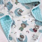 Dekica Minky - Mint i Tirkiz balon