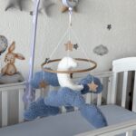 Vrtuljak Moon Teddy Plava
