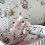 Vrtuljak Moon Teddy Roze