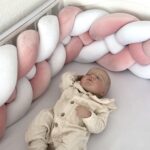 Ogradica - Pletenica Velvet PREMIUM - Puder roze i bijela
