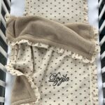 Dekica Muslin Teddy - Bež sa Smeđim Srcima
