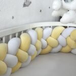 Ogradica - Pletenica Velvet PREMIUM - Žuta i bijela