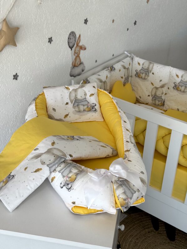 Gnijezdo sa jorganom i jastukom - Žuta i Zeko u Džemperu