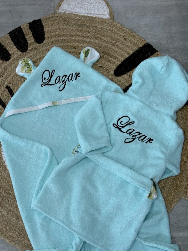 Bademantil frotirni - Mint