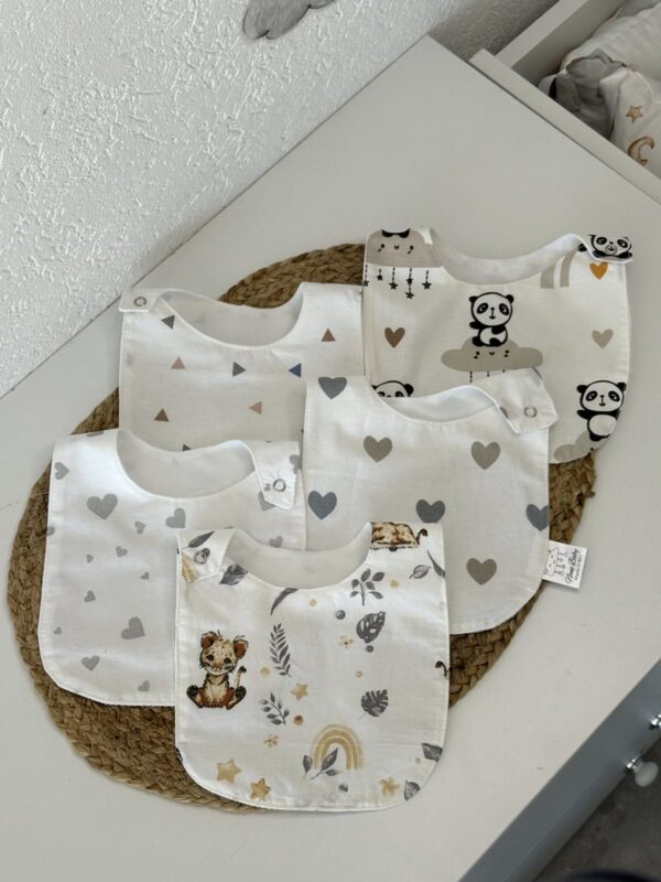 Set 5 nepropusnih Siperaka Nano baby - Neutralni dezeni