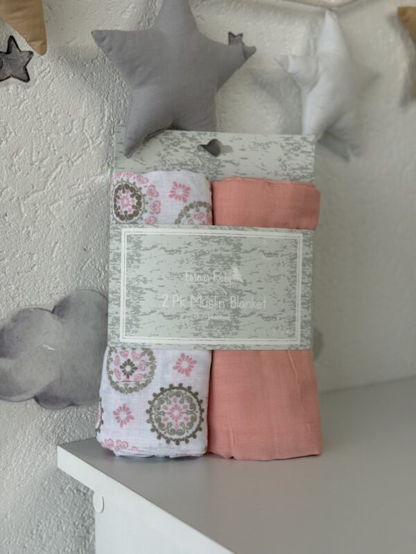 Set 2 Muslin pelene Forever Baby - Roze