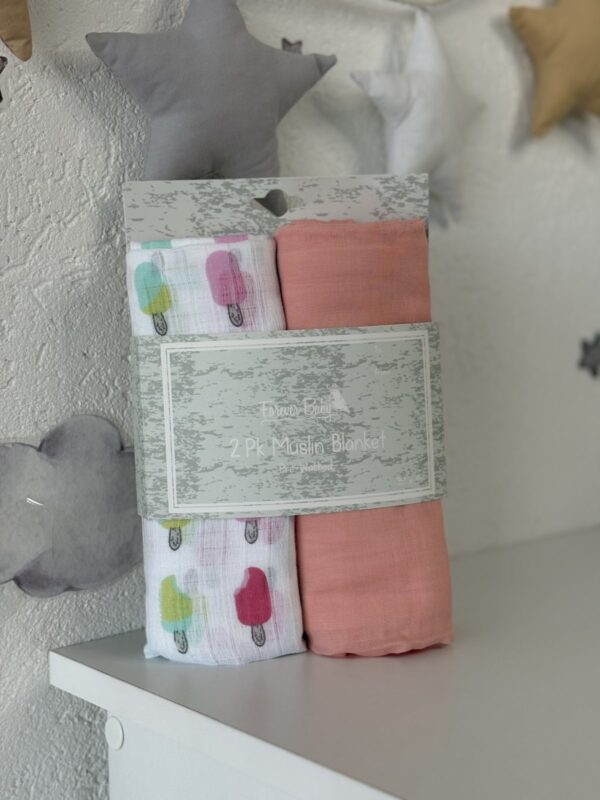 Set 2 Muslin pelene Forever Baby - Sladoledi