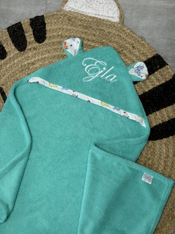 Peškir sa ušima frotirni - Tirkiz