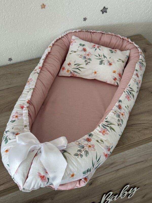 Gnijezdo s jastukom - Puder roze i Behar