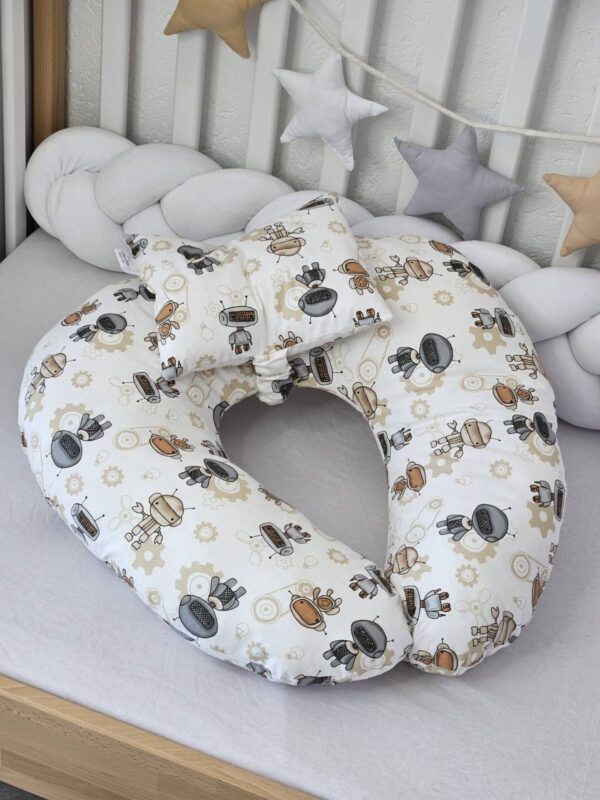 Višenamjenski jastuk za dojenje/hranjenje bebe – Robotići