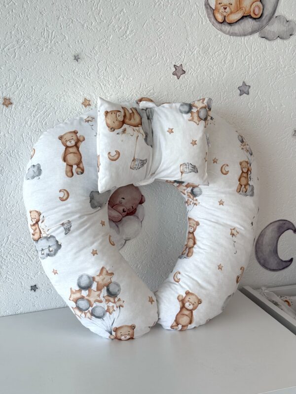 Višenamjenski jastuk za dojenje/hranjenje bebe – Bež Mede