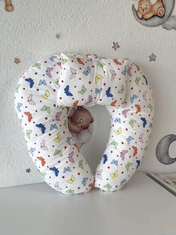 Višenamjenski jastuk za dojenje/hranjenje bebe – Leptirići