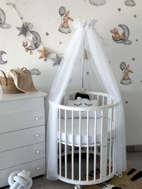 Baldahin s nosačem - Bijela