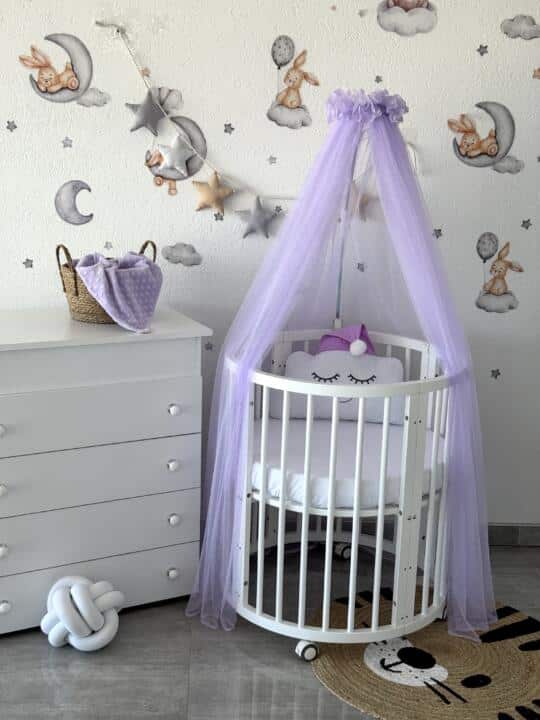 Baldahin s nosačem - Ljubičasta