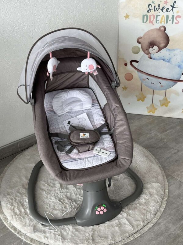 Mastela - Električna ljulja 3u1 - Siva