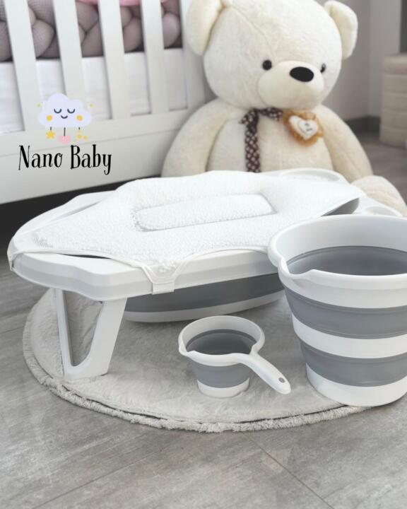 Set za kupanje bebe MAGIC - 4/1 - Sklopiva kada, kanta, bokal i mrežica