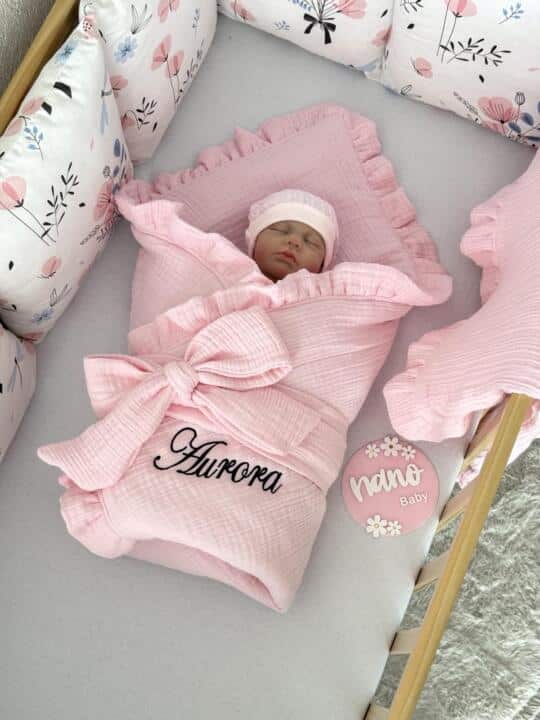 Smotuljak Muslin PREMIUM - Roze