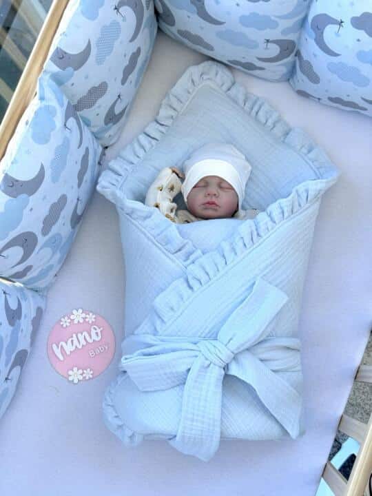 Smotuljak Muslin PREMIUM - Plava