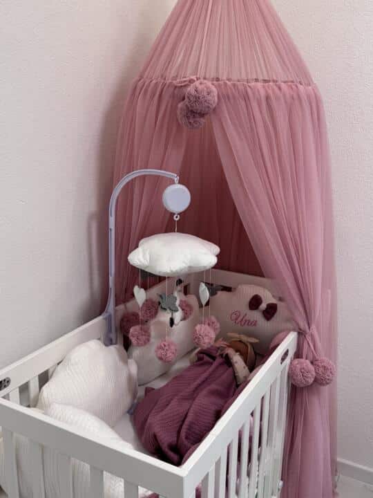 Baldahin PREMIUM Freya - Puder Roze