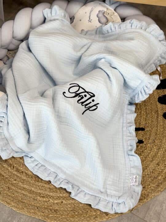 Dekica Muslin - Plava