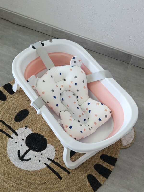 Sklopiva kada sa termometrom - Roze