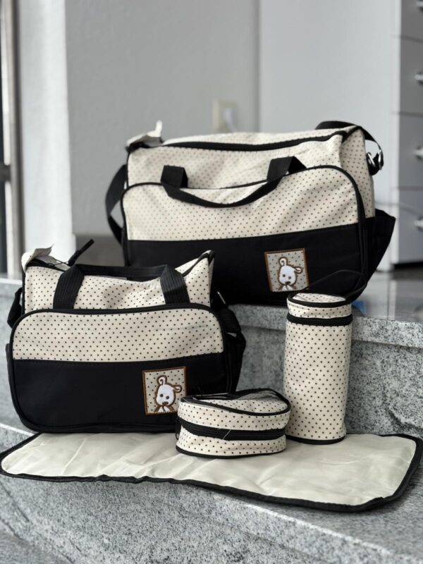 Set torbi za bebine stvari 5/1 - Crna