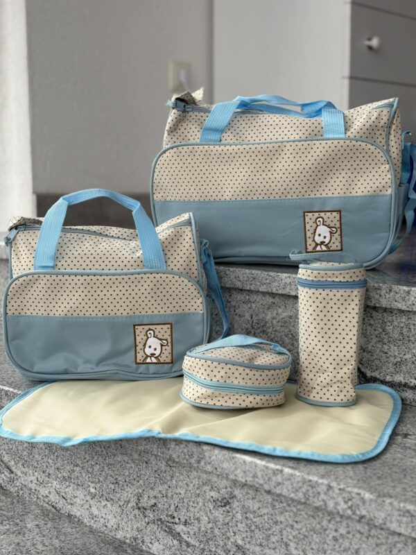 Set torbi za bebine stvari 5/1 - Plava