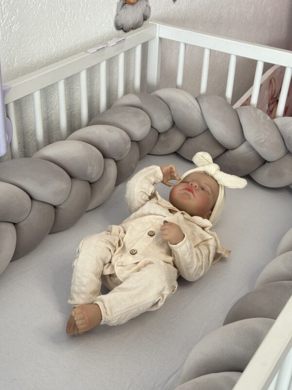 Ogradica - Pletenica Velvet - Siva