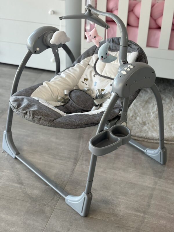 Mastela 1 - Električna ljulja – M1033-9 - Siva