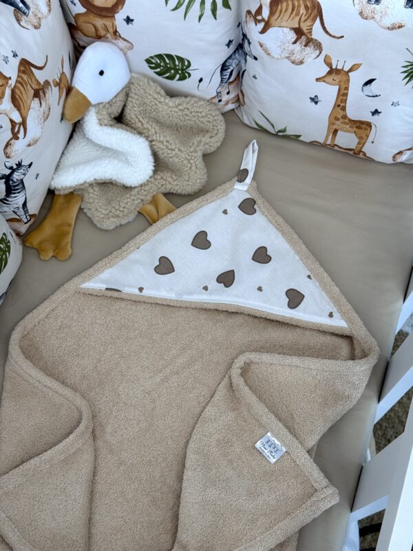 Peškir frotirni - Bež Srca