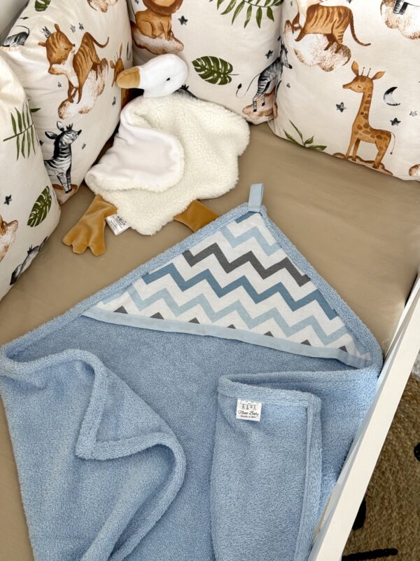 Peškir frotirni - Plava Cikcak