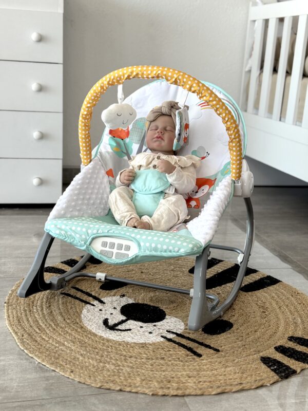 Vibraciona Ležaljka Baby Lounge - Mint