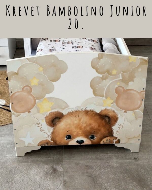 Krevet Bambolino Junior 160x70cm - sa dodatnom zaštitnom ogradicom  20