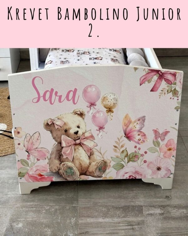 Krevet Bambolino Junior 160x70cm - sa dodatnom zaštitnom ogradicom 2