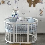 Set Velvet Cloud Plava - Pletenica, oblak, dvije zvijezde, plahta, jastuk i jorgan